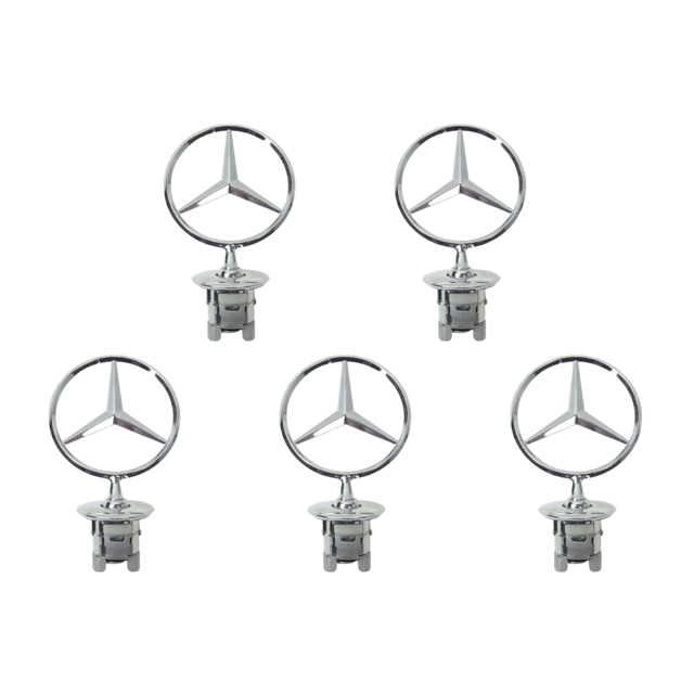 Insignia Con Símbolo Cromado Adorno para Capó Mercedes W124 W202 W203 W204