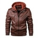 thumbnail image 5 of Chaqueta de motociclista de cuero sintético para hombre, chaqueta elegante, reflectante, retro, informal, de moda, para primavera y otoño, 5 of 5