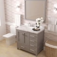 thumbnail image 3 of Caroline Avenue 36" Single Bath Vanity in Cashmere Gray with Cultured Marble Quartz Top and Square Sink, 3 of 3