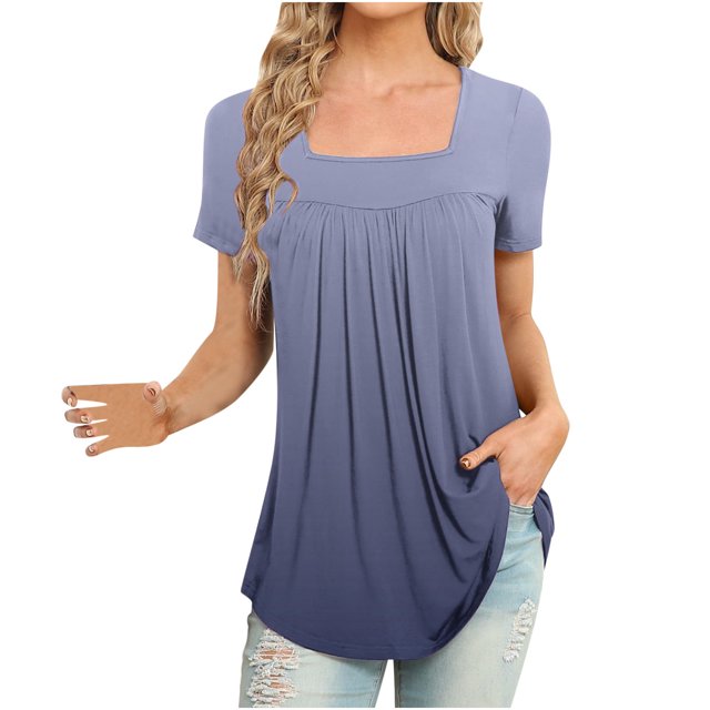 Birdeem T-Shirt Décontracté à Manches Courtes Imprimé Mode pour Femmes