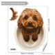 thumbnail image 3 of Pegatinas impermeables para perritos de peluche | Decoración autoadhesiva extraíble de PVC | Ilustración de mascotas adorables | Salón, dormitorio, fondo versátil | 1 pack reutilizable, 3 of 9