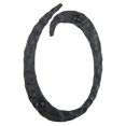 thumbnail image 1 of Spanish Rustic Hammered Wrought Iron Address Number 4 inch 0 (Black), 1 of 4