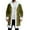 1-Army Green, variant on Christmas Long Cardigan For Men Hoodies Women Santa Claus Xmas White Faux Fur Trim Warm Hooded Coat With Pocket