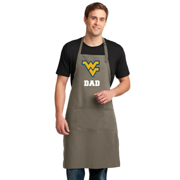 Large  WVU Dad Apron