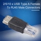 thumbnail image 2 of Kuymtek Convertidor de cable de red LAN Ethernet USB tipo A hembra a RJ45 macho (2 piezas) Kuymtek Componentes de la computadora, 2 of 6