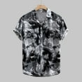 thumbnail image 4 of WREESH Men's Graphic Print Hawaiian Shirt Short Sleeve Button-Down Cotton Beach Shirt, Vintage Floral Design with Chest Pockets, 4 of 8