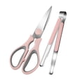 thumbnail image 2 of Kitchen Shears with Tong, Stainless Steel Blade, Plastic Handle, Multipurpose for Poultry Herbs Vegetables Walnuts Bottle Caps, Comfortable Grip, Easy to Clean, 2 of 7