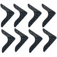 thumbnail image 1 of Rug Mat Gripper 8PCS Black Non Slip Strong Double Sided Self Adhesive Grip Tape Triangle Reusable and Washable Sticker for Area Rugs Carpet Gripper, 1 of 5