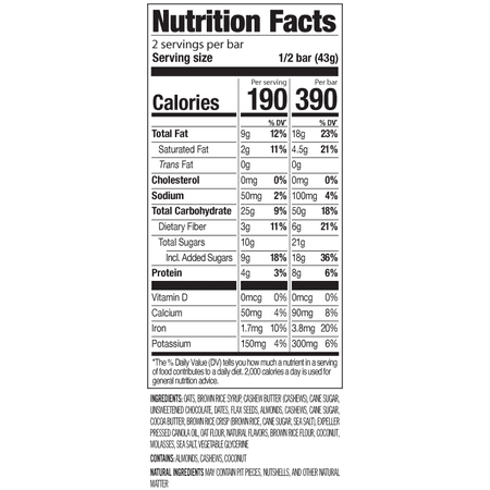 PROBAR - MEAL Bar, Chocolate Coconut - Natural Energy, Non-GMO, Gluten-Free, Plant-Based Protein, 12 Count