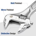 thumbnail image 3 of Llave ajustable WORKPRO de 20 cm, uso rudo, acero Cr-V, 3 of 7