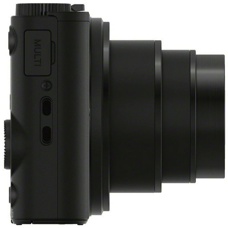 Sony Cyber-Shot DSC-WX350 Digital Camera Black Bundle with 32GB 