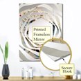 thumbnail image 3 of Designart "Intricate Abstraction Beige Complexity II" Abstract Modern Shapes Oversized Wall Mirror - Modern Abstract Bathroom Decorative Wall Mirror - Multiple Color Options, 3 of 6