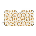 thumbnail image 7 of Fotbe Cartoon Squirrel Car Windshield Sunshade | Sun Visor Protector Front Window Shade, Keeps Out UV Rays, Keeps Your Vehicle Cool-, 7 of 7