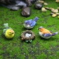thumbnail image 4 of Fairy Garden Bird Statue - Funny Sculpture Ornaments Decor -Outdoor Statues Yard Art Figurines for Patio Lawn House, 4 of 8