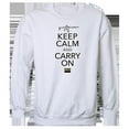thumbnail image 1 of Rapid Dominance TS2-778-WHT-03 Carry on Graphic Crewneck Sweatshirt, White - Large, 1 of 1