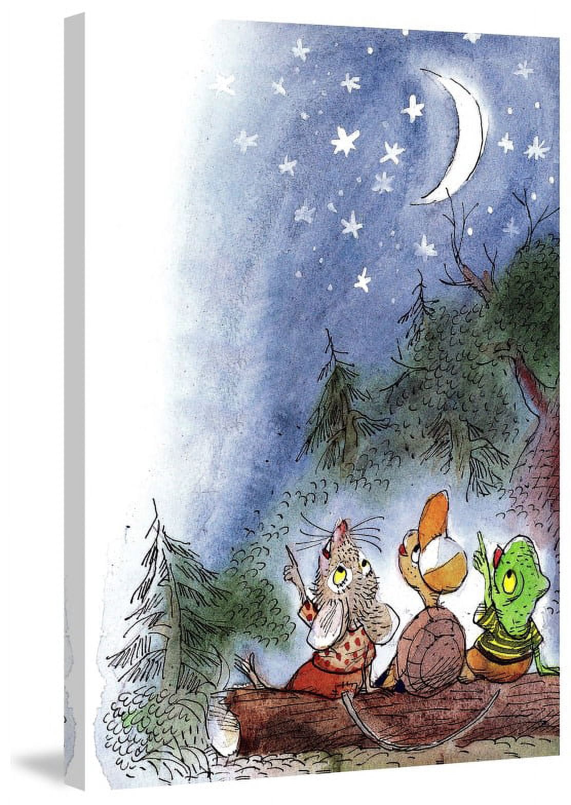 Marmont Hill "Look at the Stars" by Curtis Painting Print on Canvas