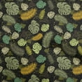 thumbnail image 1 of oneOone Rayon Mustard Yellow Fabric Tropical Leaf Sewing Craft Projects Fabric Prints By Yard 56 Inch Wide, 1 of 5