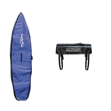 Lahui Kai Stand Up Paddle Board SUP Bag -- 11 6 -- Cover Carrying Case Storage (Pack includes Truck Tailgate Pad for Board Transport)