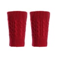 thumbnail image 1 of Clearance! Manxivoo Socks Women Winter Leg Crochet Knit Boot Socks Toppers Cuffs, 1 of 1