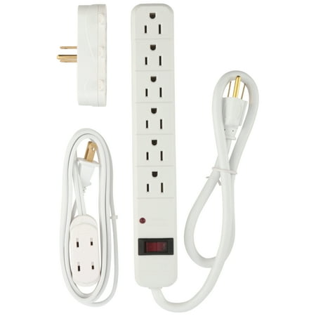 Hyper Tough Surge Protector Set 3 pc Pack (2 Pack)