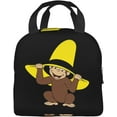 thumbnail image 3 of Curious George Anime Lunch Box Lunch Bag for Men Women Insulated Lunch Bags for Work Picnic Travel, 3 of 7