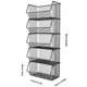 thumbnail image 3 of Estante de cocina giratorio y plegable de hierro | Organizador de cestas para frutas y verduras de pie | Estante de varios niveles que ahorra espacio para la despensa de la cocina y la sala de estar, 3 of 5