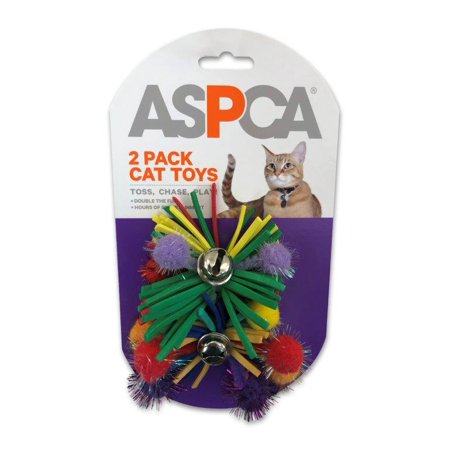 ASPCA Fuzzy Cat Toys  2-Pack