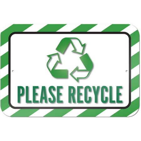 please recycle sign walmart