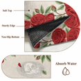 thumbnail image 2 of Red Roses Valentine's Day Kitchen Runner Rug 2x6 Washable Runners for Hallway Non Slip Romantic Spring Floral Rustic Large Area Rug Indoor Floor Carpet for Bathroom Laundry Entryway Bedroom, 2 of 8