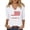 WhiteB&20#0507F, variant on Fabrcox S-5XL 1776-2026 250 Anniversary USA T Shirt 3/4 Length Sleeve Flag Print Fourth of July Shirt Women Independence Day Celebration Freedom Patriotic Tunic Tops