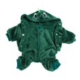 thumbnail image 1 of Abrigos cálidos de invierno para perros pequeños Sunnimix Disfraz de dinosaurio Verde S, 1 of 8
