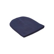 Knitted Cap Cuffless Beanie - Navy