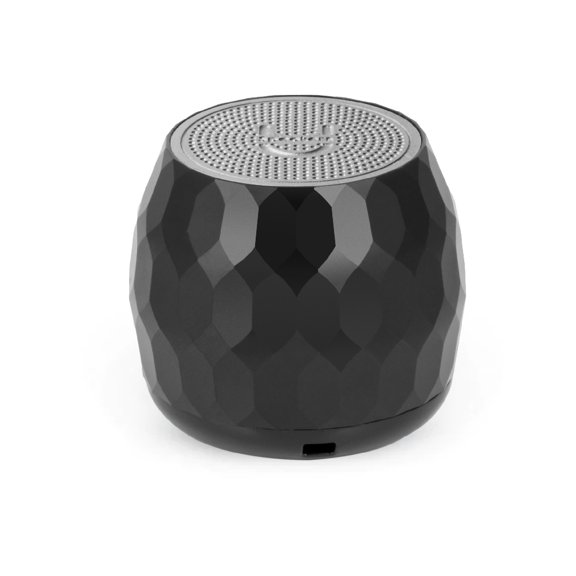 Fashionit U Speakers Micro Glam Portable Wireless Bluetooth Speaker with Built-In Microphone & Selfie Remote Control - Ideal for Travel, Home, & Office – Glam Black