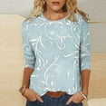 thumbnail image 2 of New Arrival TaLove Long Sleeve Shirts For Women Workout,Women Blouses Dressy Casual Summer Womens Tops Summer 2025 Trendy Shirts For Women 3/4 SleeveFall Outfits For Women 2025, 2 of 5