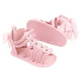 thumbnail image 4 of Coduop Baby Girls Summer Sandals Anti-Slip First Walkers Leather Flat Shoes Princess, 4 of 5