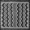 thumbnail image 1 of Ahgly Company Indoor Square Abstract Gray Modern Area Rugs, 4' Square, 1 of 4
