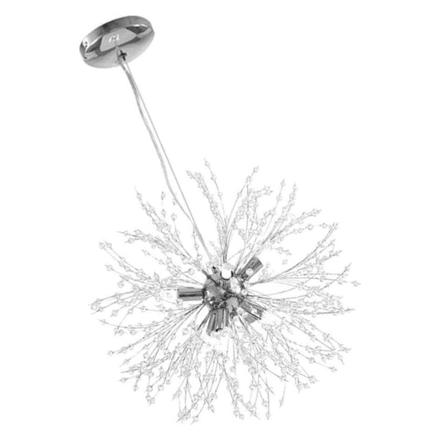 Lampe LED Plafonnier Lustre Moderne Éclairage Salon Chambre Suspensions Argent