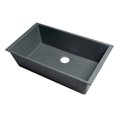 thumbnail image 1 of Alfi Brand AB3322UM-T Titanium 33 in. Single Bowl Undermount Granite Composite Kitchen Sink, 1 of 9