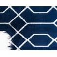 thumbnail image 3 of Marilyn Monroe Glam Collection Area Rug - Trellis (2' x 3' 1" Rectangle Navy Blue Silver/Silver), 3 of 8