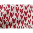 thumbnail image 5 of oneOone Cotton Poplin Red Fabric Valentine Heart Craft Projects Decor Fabric Printed By The Yard 42 Inch Wide, 5 of 5