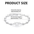 thumbnail image 4 of Pulsera para mujer | Elegante pulsera de plata para mujer adornada, 4 of 7