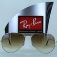 thumbnail image 3 of RB-Hip Hop-sunglasses Aviator Gradient Brown Lenses Gold Frame RB3025 Women / Men New, 3 of 5