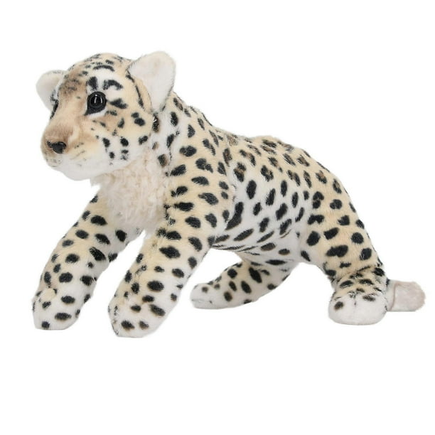 Peluche animal imitation léopard, adorable et multifonctionnelle, idéale pour canapé, chambre à coucher, dortoir
