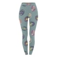 thumbnail image 4 of Herrnalise Warm Leggings For Women Winter Fashion Casual Women Happy Easter Printed Gradient Span Ladies High Waist Wide Leg Trousers Yoga Pants Long Pants Gifts For Women, 4 of 4