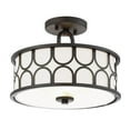 thumbnail image 5 of Trade Winds Courtland Semi-Flush Mount Ceiling Light in Oil Rubbed Bronze, 5 of 6