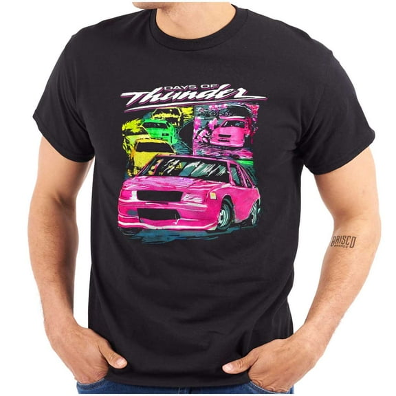 Retro Days of Thunder Movie Racecar Men's Graphic T Shirt Tees Brisco Brands S