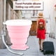 thumbnail image 4 of Hugtrwg Silicona Telescópica Con Garra Gato Botella Deportiva Portátil para Exteriores + Tapa (rosa), 4 of 6