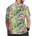 thumbnail image 2 of Wukai Blooming Cactus Print Men's Short-Sleeved Mesh T-Shirt,Quick-Dry Short Sleeve Workout T-Shirt-Medium, 2 of 8