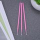 thumbnail image 4 of EeaseMX 100 microcepillos aplicadores desechables para extensiones de pestañas, hisopos de algodón, microcepillos para pestañas (rosa), 4 of 7