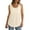 02 Beige, variant on XIAfhje Vest Tops for Women Summer Sleeveless Scoop Neck Casual Loose Fit Tank Solid Color Tee Tops Workout Athletic T Shirts Clearance
